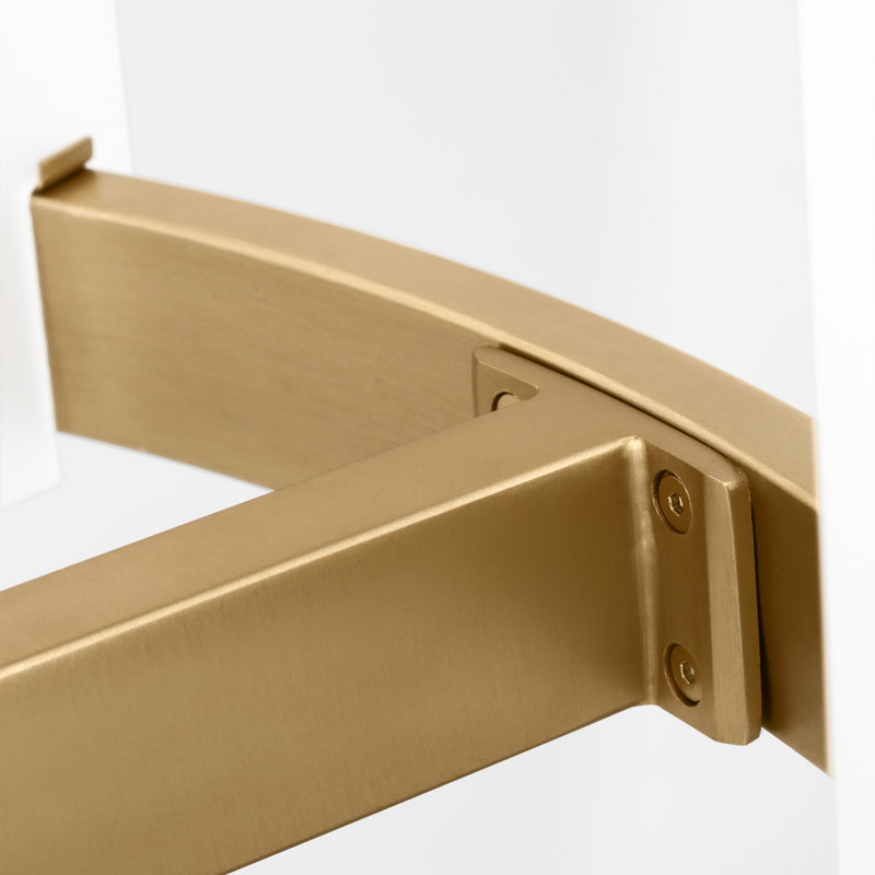 Grand lustre Rhode, H 8,5 po x l 30 po x P 30 po, Laiton satiné