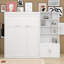 Lit escamotable double avec tablettes