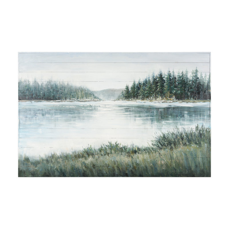 «Mere Pond Lake», art mural non encadré