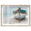 «Blue Boat II», impression murale encadrée à impression acrylique encadrée par Notoriart, cadre noir, 24 x 16-1384007490-1384007502