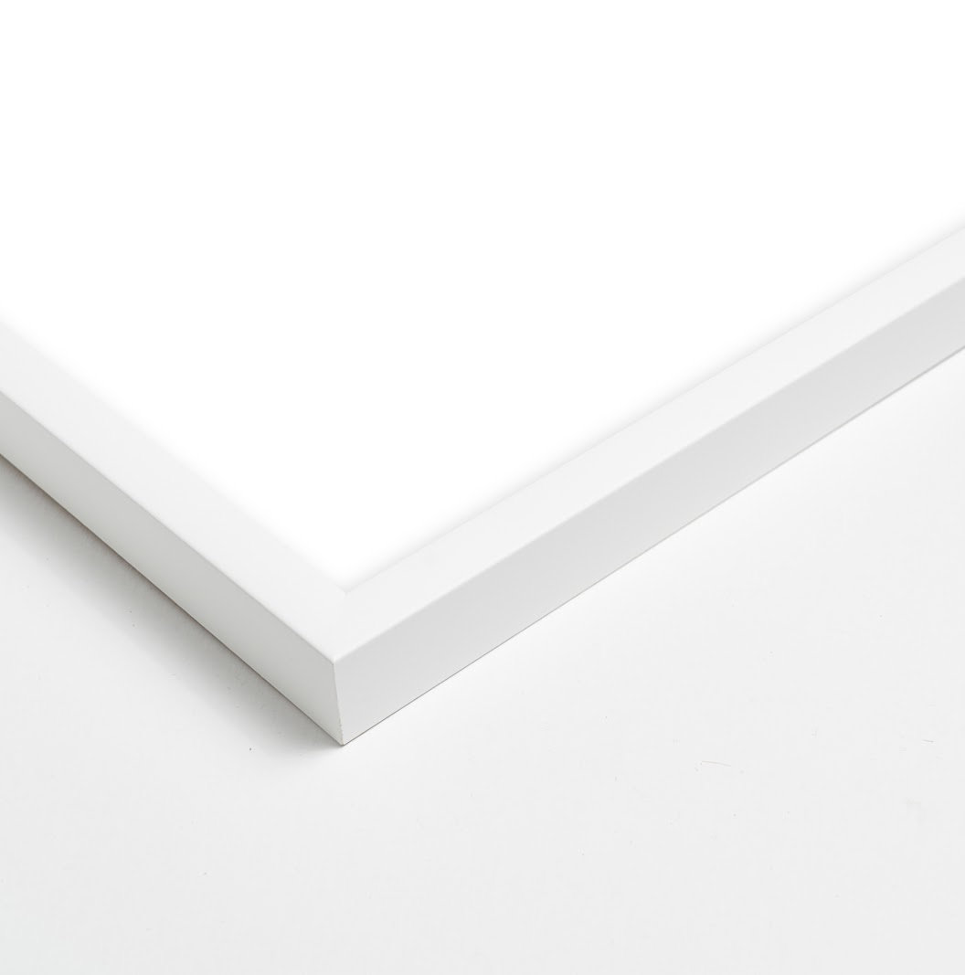 The Balance Of Taupe And Indigo 1 by Julia Balfour, 30" x 24" x 1.25", White Frame Paper