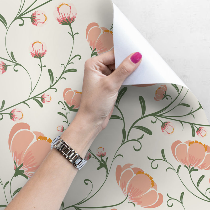 Cartlin 2.5m x 2.5m Matte Wallpaper Roll, 290 x 290cm