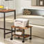2-Tier Printer Cart with Storage Shelf