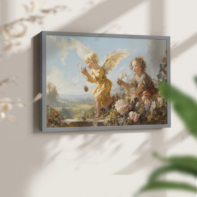 Angels From Above-I -Framed Print - Restickable