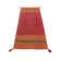 Azizi Striped Hand Woven Cotton Red Rug