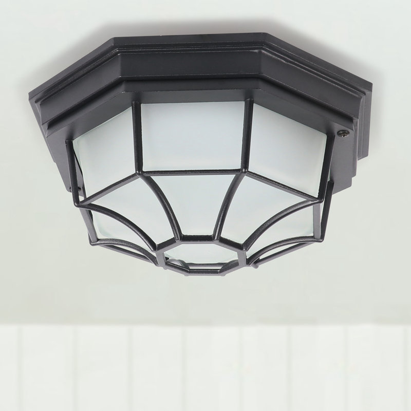 Plafonnier encastré en aluminium noir mat à capteur de mouvement l 10,5 po Akaisha