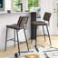 Yelton Upholstered Counter Stool with Metal Frame-1610370459