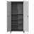 71" Metal Garage Storage Cabinet With Wheels - Heavy-Duty Tool Storage Cabinet For Home, Office, School, And Garage Organization/Gray