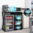 Mini Fridge Cabinet,Refrigerator shelves with Power Outlet and Multi-layer storage compartments-1482809643