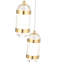 Bieger 5 - Light Gold LED Cluster Pendant
