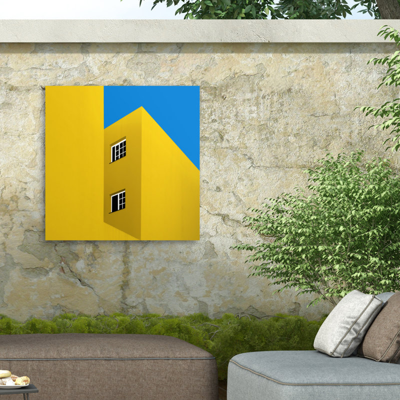 "Bachelor", Inge Schuster, abstrait urbain sur toile par Inge Schuster, reproduction, H 14 po x l 14 po
