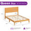 Structure de lit plateforme Mid Wood-1904663221-1904663217