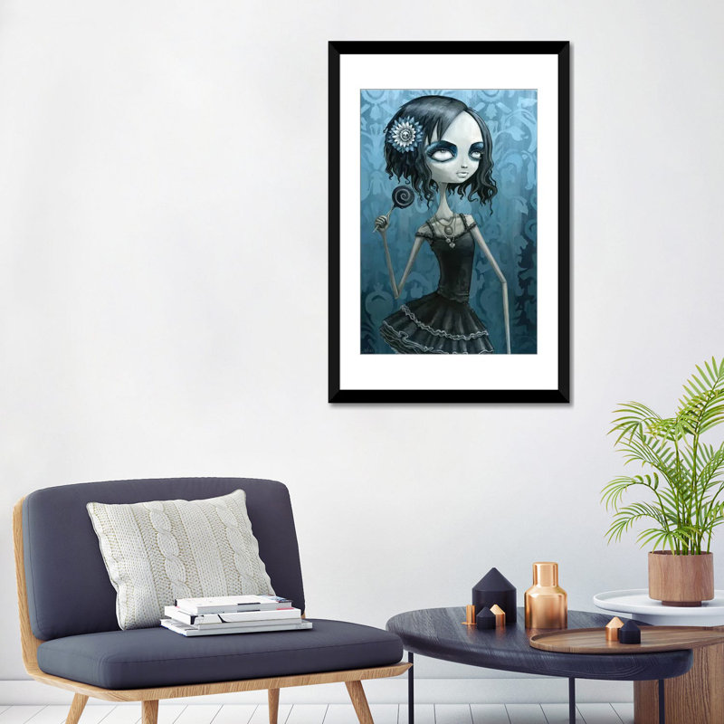 « sidney saphir », impression sur toile, Toile avec cadre noir, Blanc, H 32 po x l 24 po x P 1 po