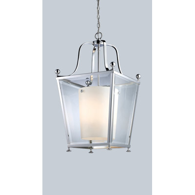 Lustree géométrique lanterne 4 lumières Cully