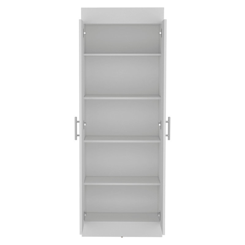 Garde-manger H 67 po, 5 tablettes internes, Blanc