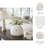 Round Shell Ceramic Vase For Living Room Decor - Stylish Dotted Pattern Flower Vase For Table Centerpiece, Shelf Accent, Or Home Decor-1219926693-1237249281