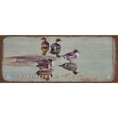 Ciel couvert, 30 x 76 cm, Panneau en bois, La paix réside dans les endroits tranquilles