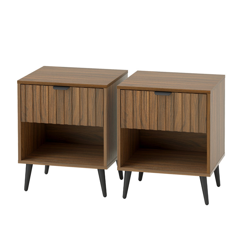 1-Drawer Nightstand (Set of 2)