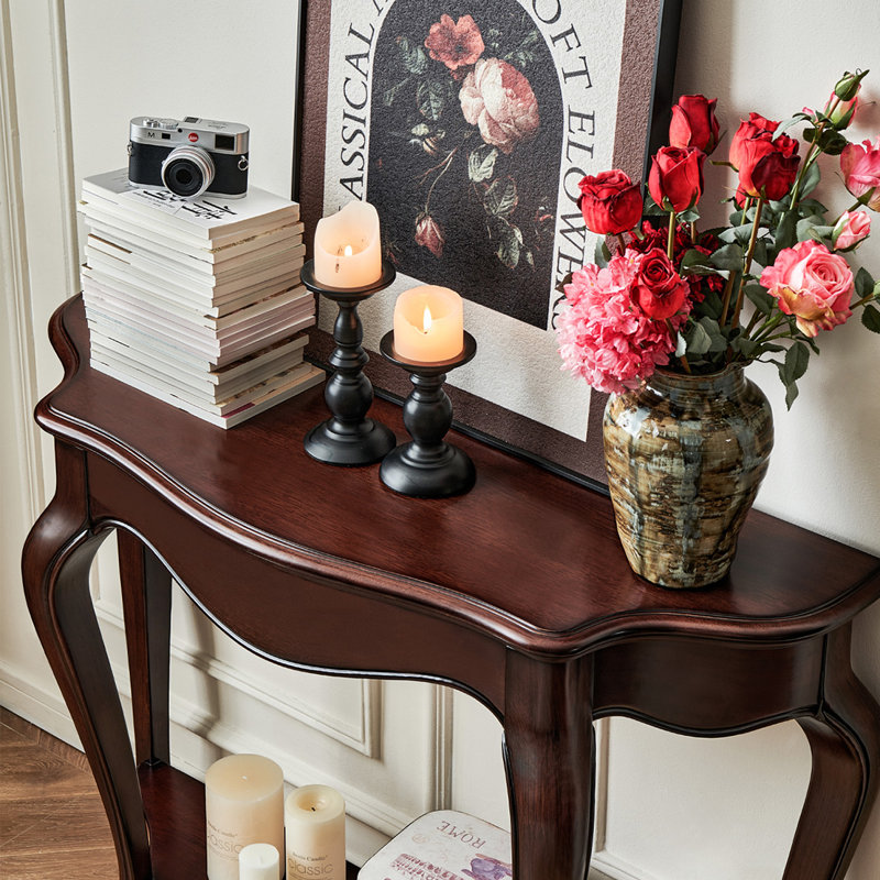 Retro Multifunctional Elegant Console Table