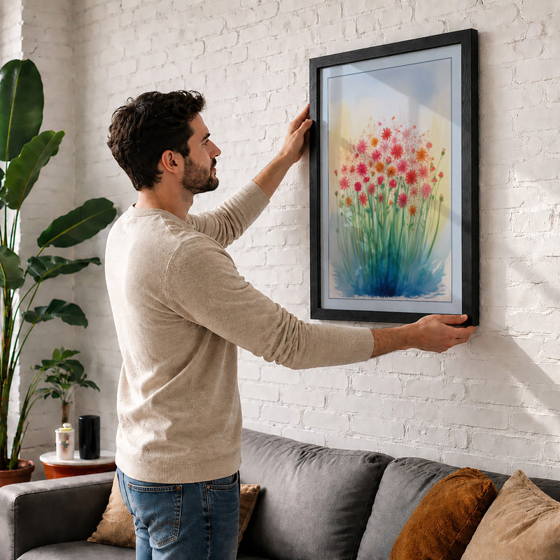 Spring Flower Study Botanical - Framed Print, Unframed, A1 - 84.1 x 59.4 cm
