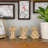 Decorative Resin Elephant Figurines with Yoga Poses, Set of 3-1160296259