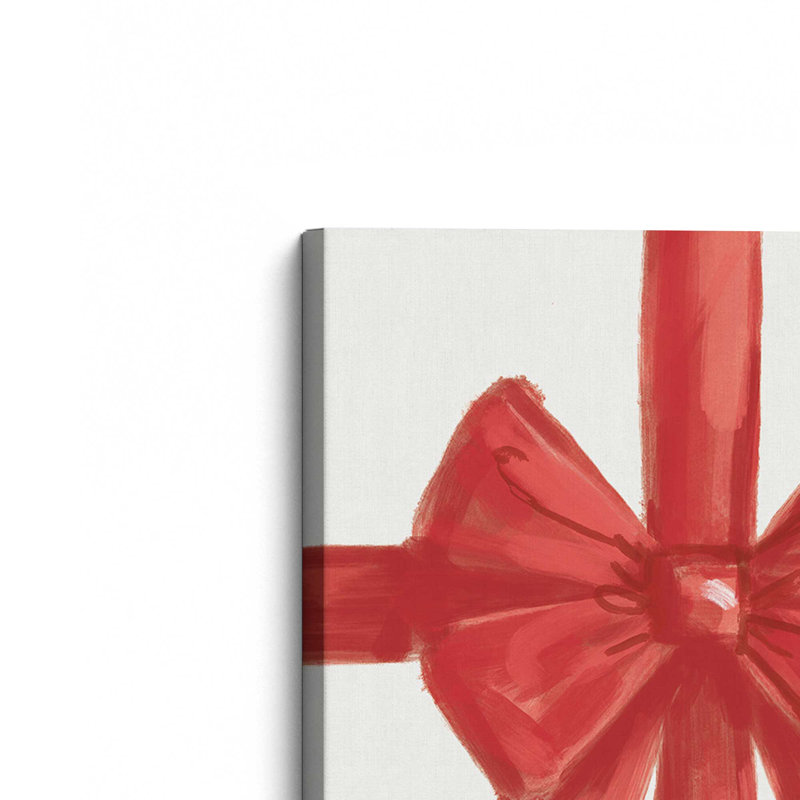 Cozy Holiday Gift, ensemble de 2 impressions sur toile, 12" H x 24" W, Toile tendue, Wrapped Canvas