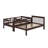 Twin Over Twin Bunk Bed With Storage And Guard Rail-1605977189
