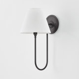 Hawthorne Wall Sconce in Aged Brass by Mark D. Sikes