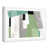 Cadre blanc en forme de cube - reproduction d'art n'est pas disponible