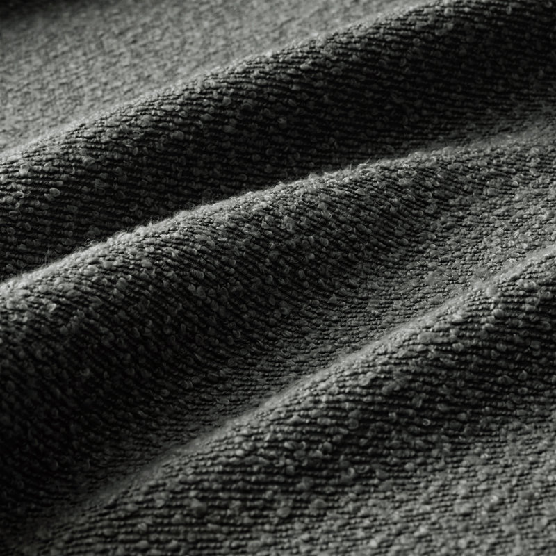 Canapé Boucle, Gris foncé