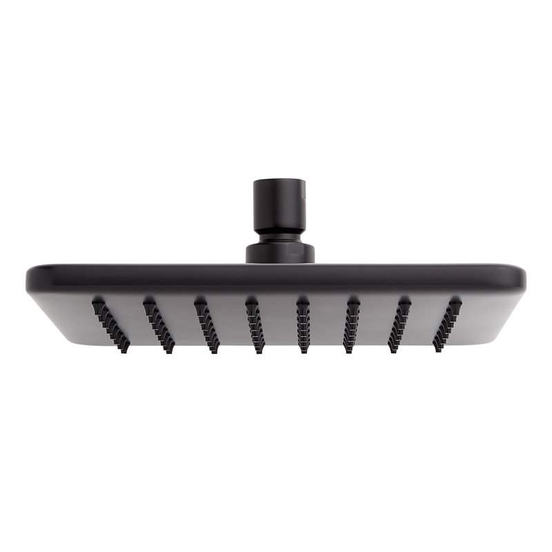 Berwyn Rainfall Shower Head - 2.5 gpm - Matte Black, Matte Black, 2.5 GPM