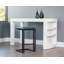 Boone Upholstered Stool with Metal Frame-672924963-672924972