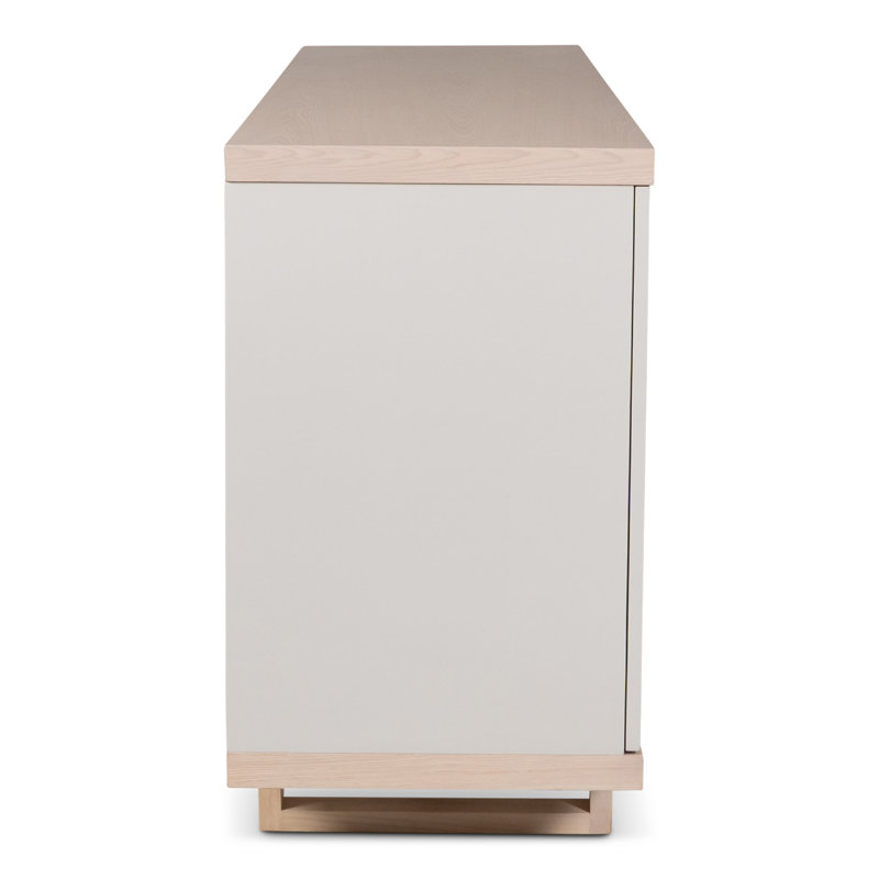 Pemberley 71'' Sideboard, Nevoa/Off White
