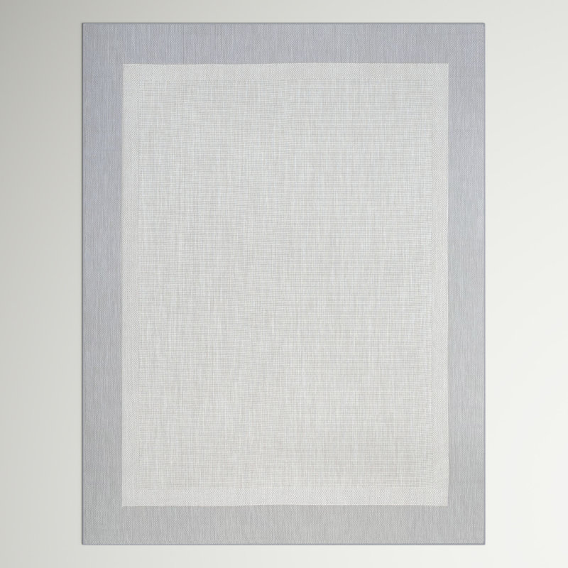 Tapis intérieur / extérieur gris Deerwood, Rectangle 5 pi 3 po x 7 pi 3 po