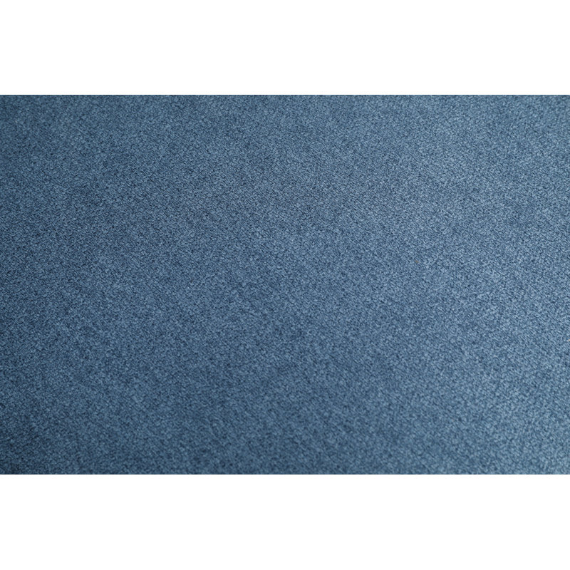 Fauteuil en polyester capitonné 28 po Leib, Polyester bleu