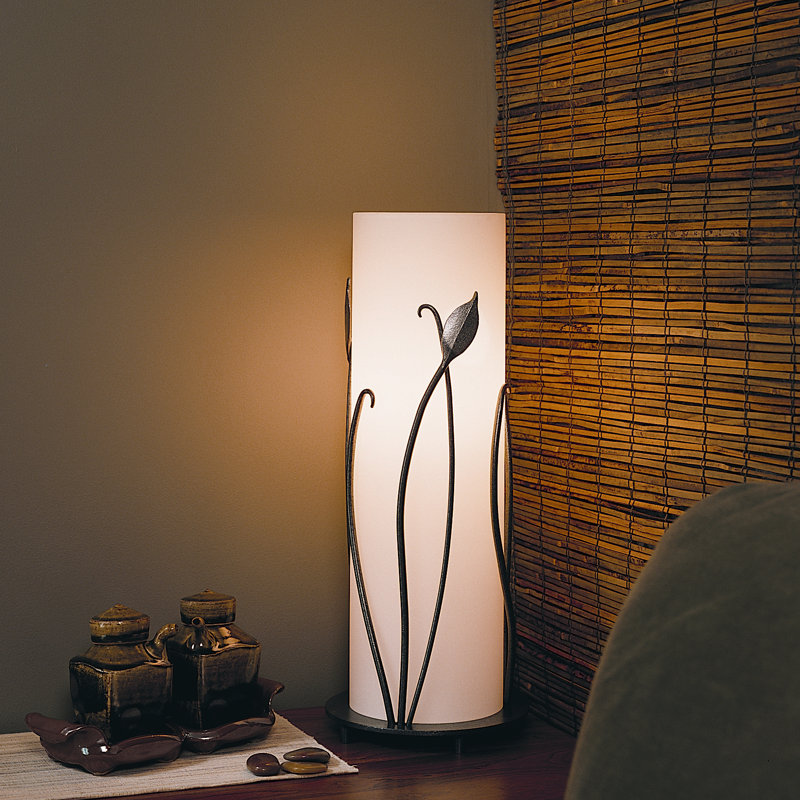 Leaf 18" Table Lamp, Natural lron