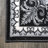 Jaiden French Border Black/Gray Rug-1335663949