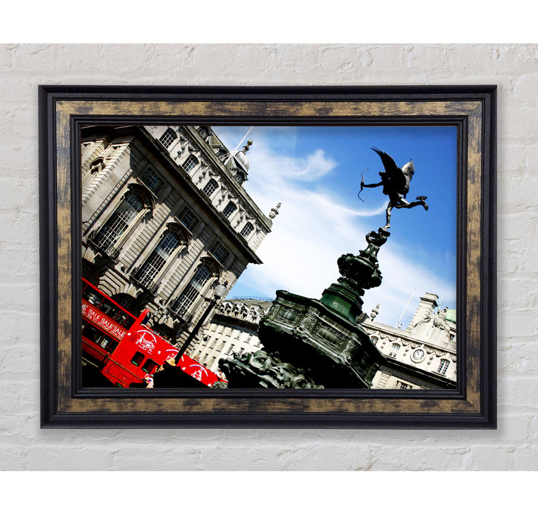 London Piccadilly Circus UK - Einzelner Bilderrahmen Kunstdrucke