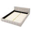 Structure de lit tapissier avec tissu épais, lit plateforme en chenille avec tête de lit et structure solide. Aucun sommier tapissier requis-161533441-161533445