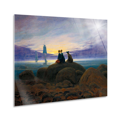 Caspar Friedrich-Moonrise over the Sea-Horizontal