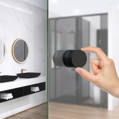 Shower Double Dummy Glass Door Knob