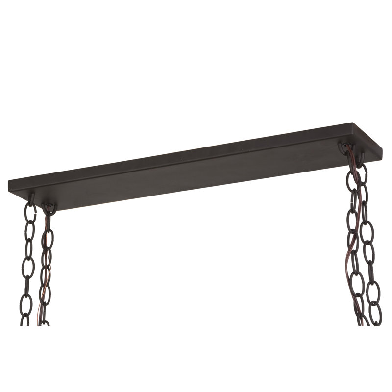Moose at Lake Handcrafted Hanging Pot Rack, Oil Rubbed Bronze