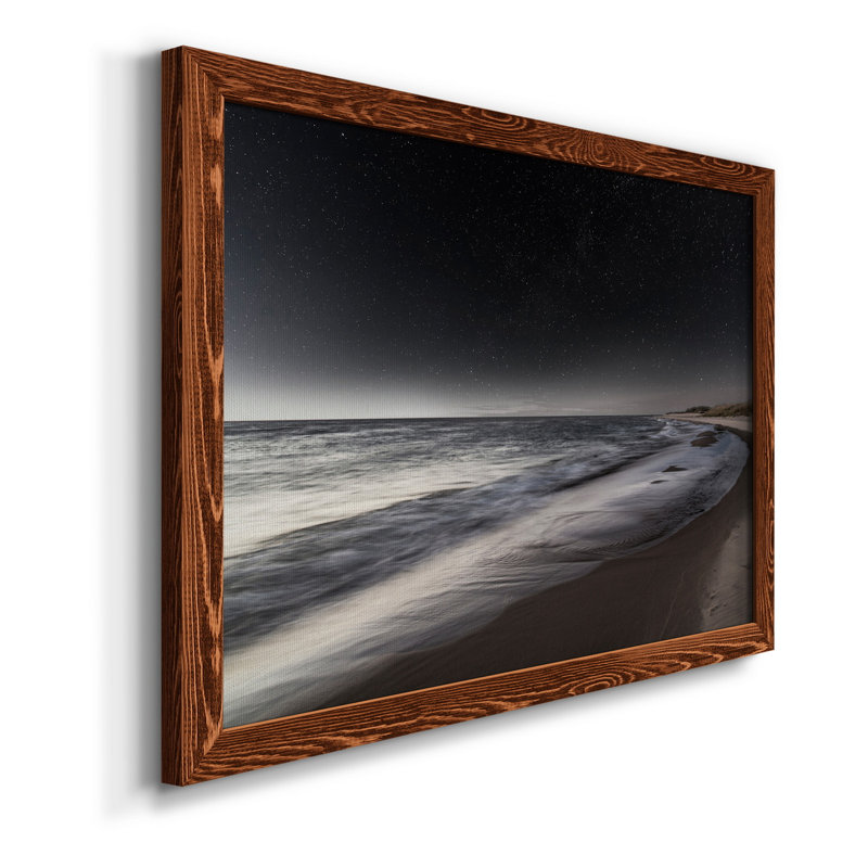 Nuit magique - photographie sur toile encadrée, Gris, H 37,5 po x l 27,5 po x P 1,5 po