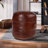 Conisbrough Leather Ottoman-580053324