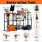 48.5x11.5x31 Inch Garden Tool Storage Organizer Rust Resistance