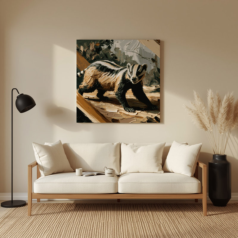 Art mural en métal Wildlife, H 16 po x l 16 po