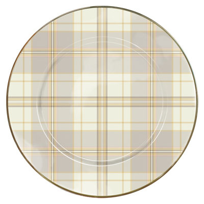 Tartan Latte Salad Plate