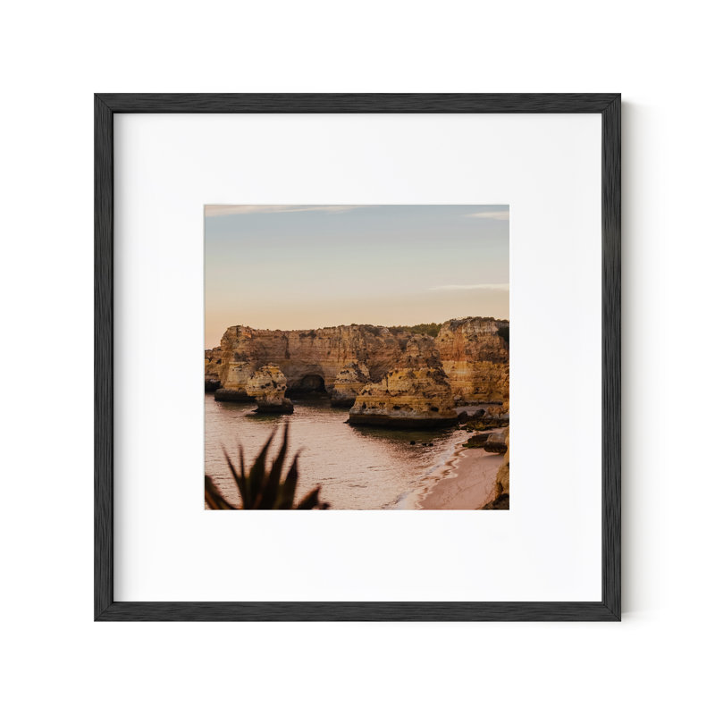 Cadre photo Darious, 12 po x 12 po avec passe-partout pour 8 po x 8 po, Noir