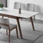 Table et chaises en frêne blanc d'aspect moderne