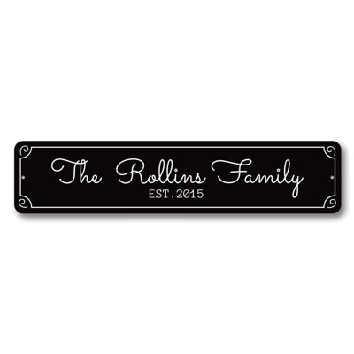 Plaque en aluminium Newlywed